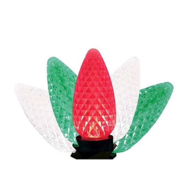 Celebrations Celebrations Platinum LED C9 Multicolored 25 ct String Christmas Lights 25 ft. C925FTRSA - main